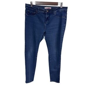 I.Q. &‎ Company 12 Blue Jeans Women Mid Rise Skinny Stretch